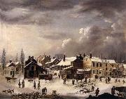 Francis Guy Winter Scene oil painting artist